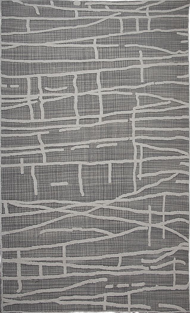 Trobour Gray 7'9 x 9'9 Rug