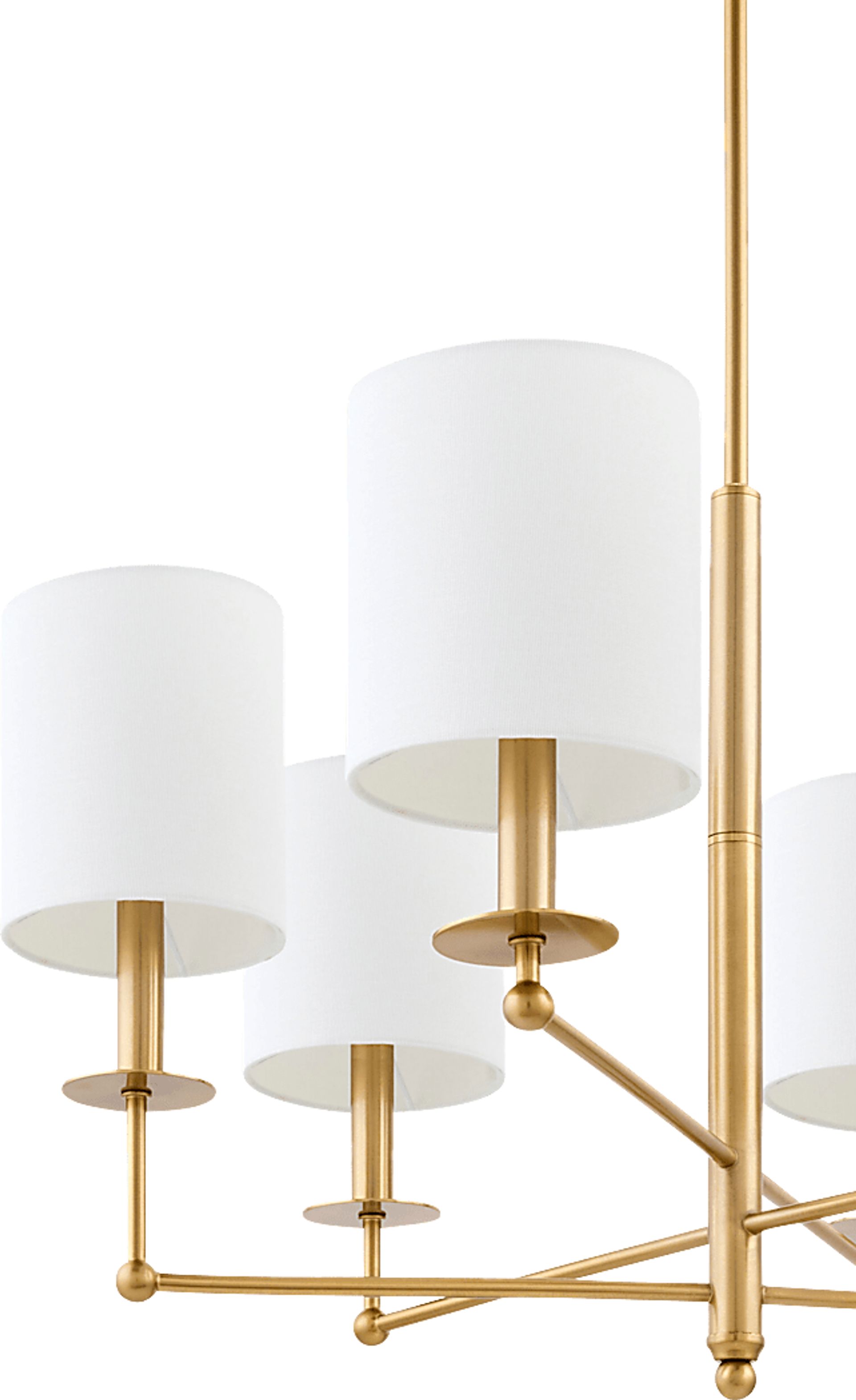 Troester Circle Brass Chandelier - Image 2