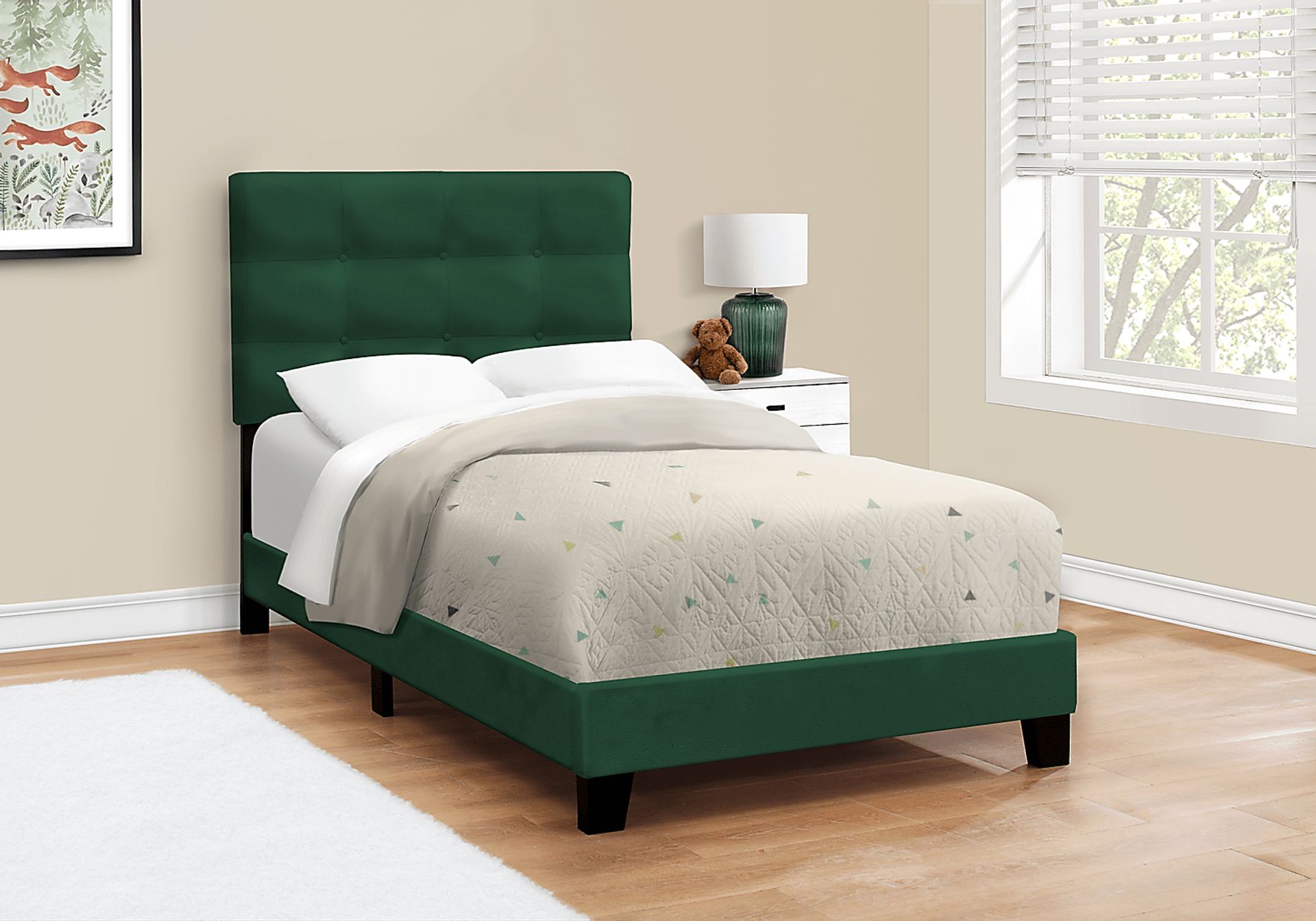 Troland Green Twin Bed - Image 2