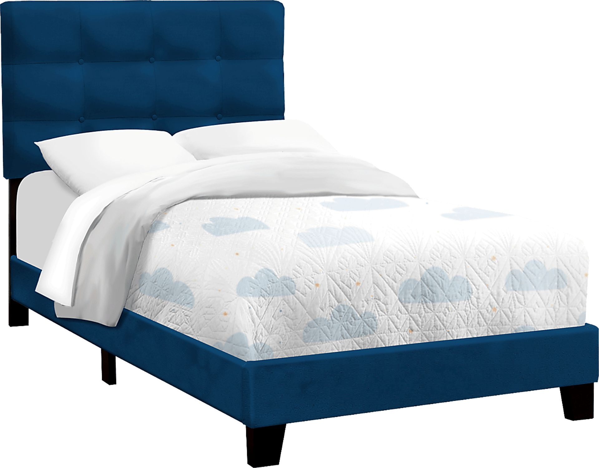 Troland Navy Twin Bed - Image 1
