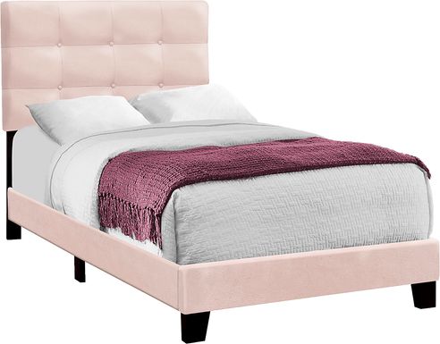 Troland Pink Twin Bed