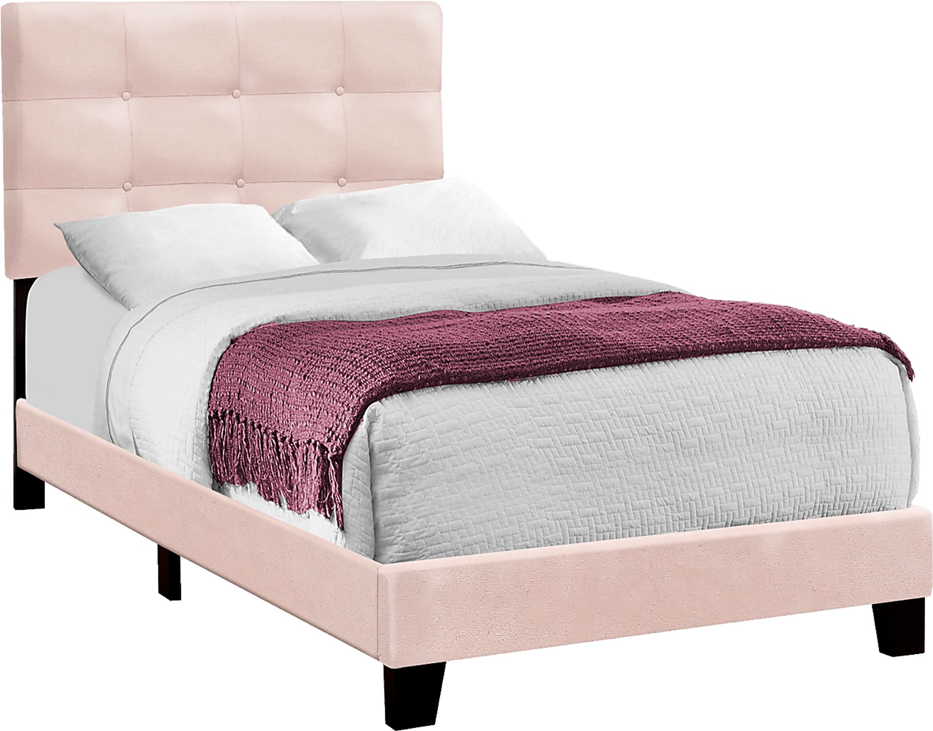 Troland Pink Twin Bed - Image 1
