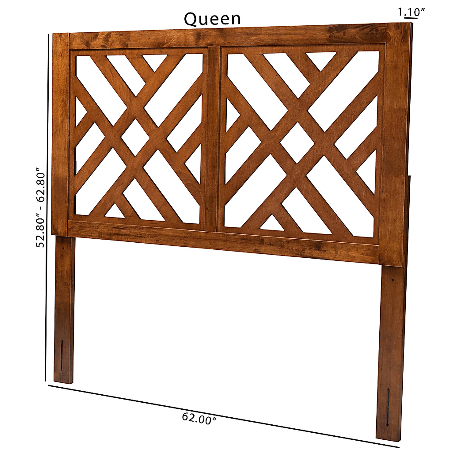 Trolio Walnut Brown Queen Headboard - Image 6