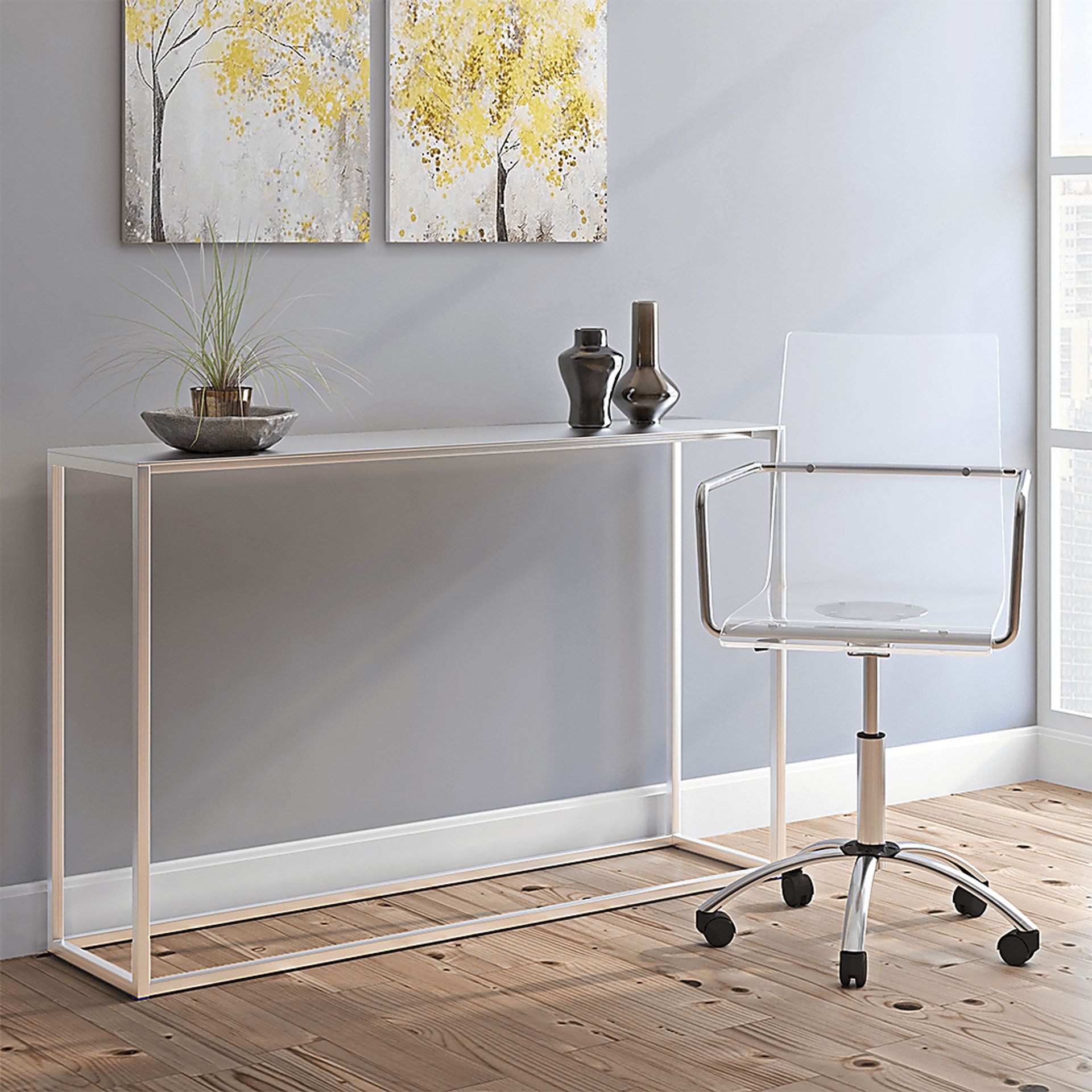 Trongo Clear Office Chair - Image 6