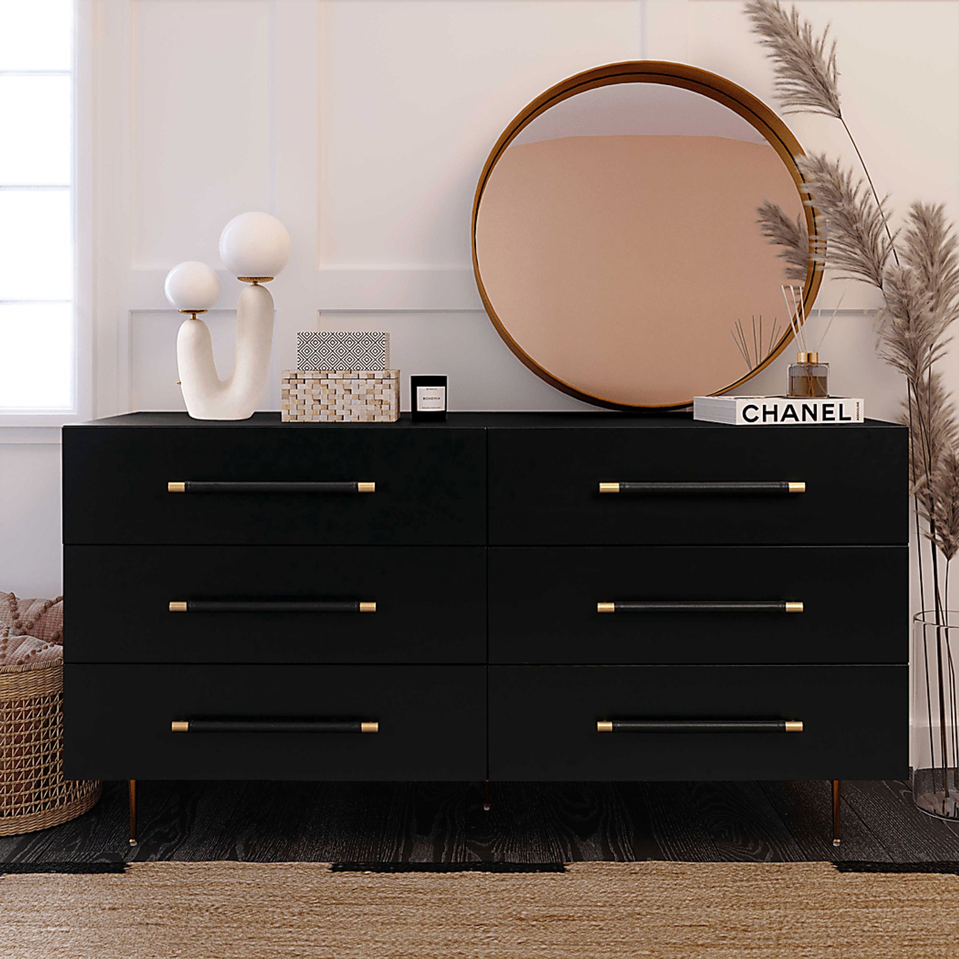 Troperan Black Dresser - Image 2