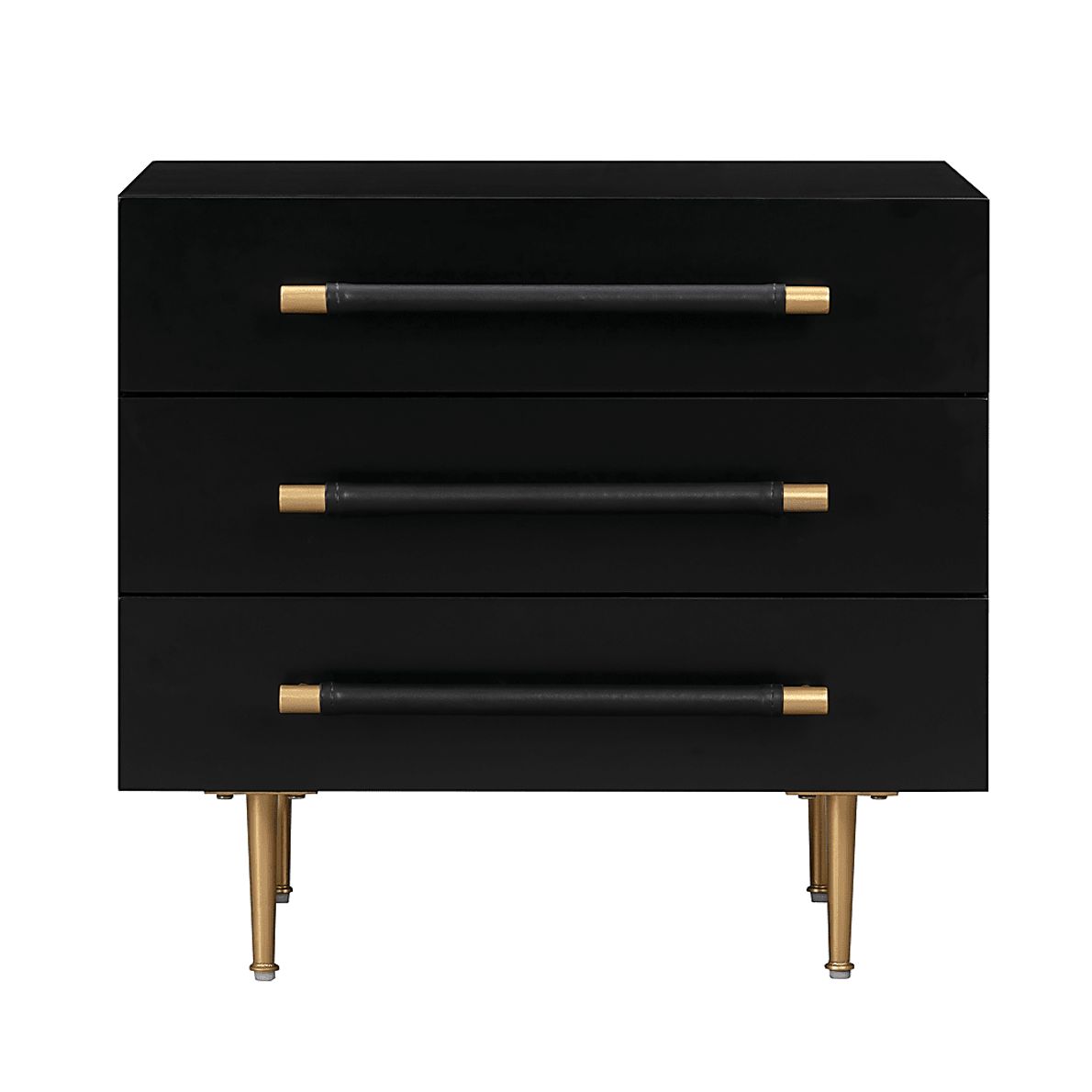 Troperan Black Nightstand