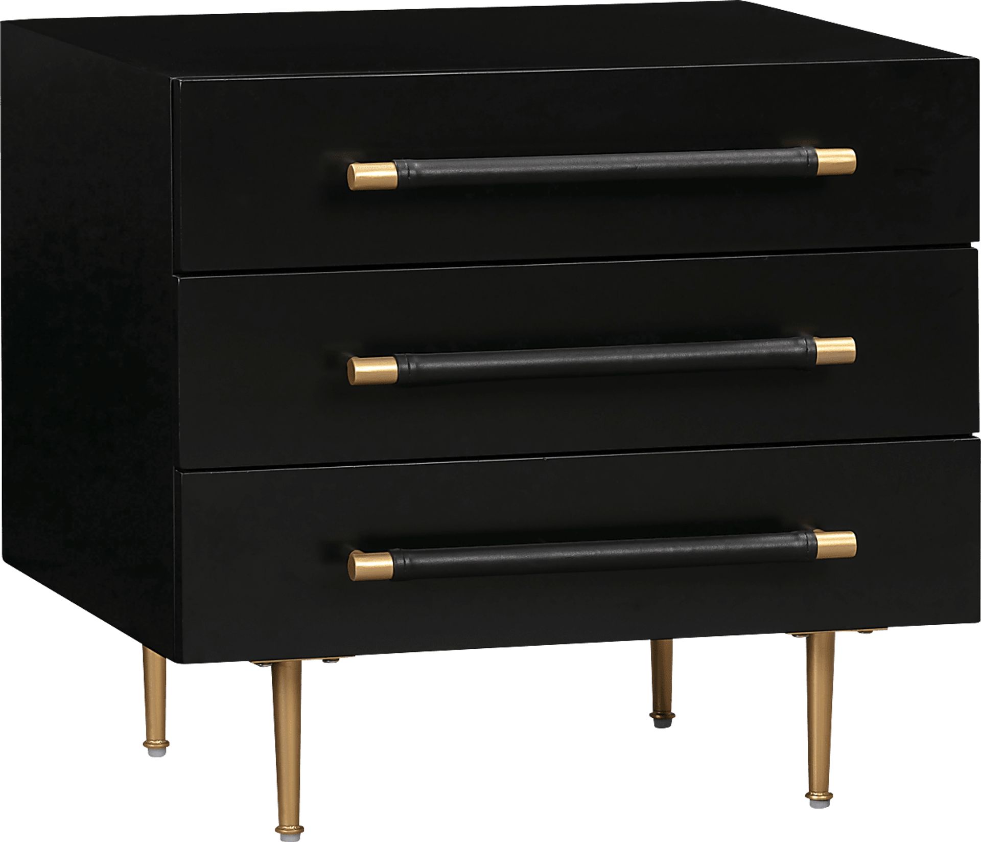 Troperan Black Nightstand - Image 1
