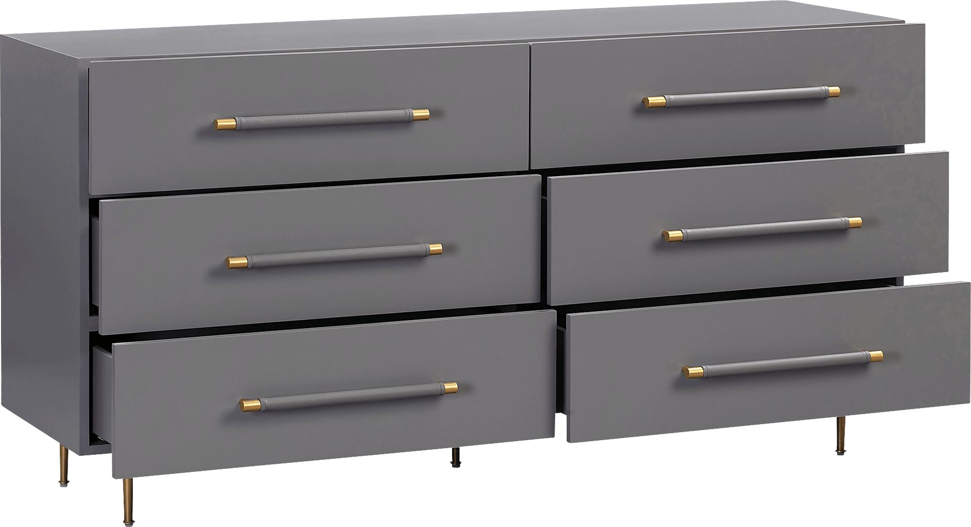 Troperan Gray Dresser - Image 4