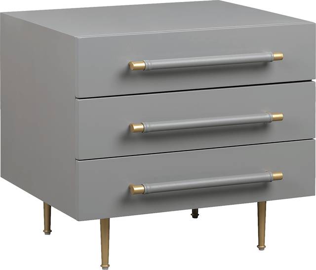 Troperan Gray Nightstand - Thumbnail - Image 4