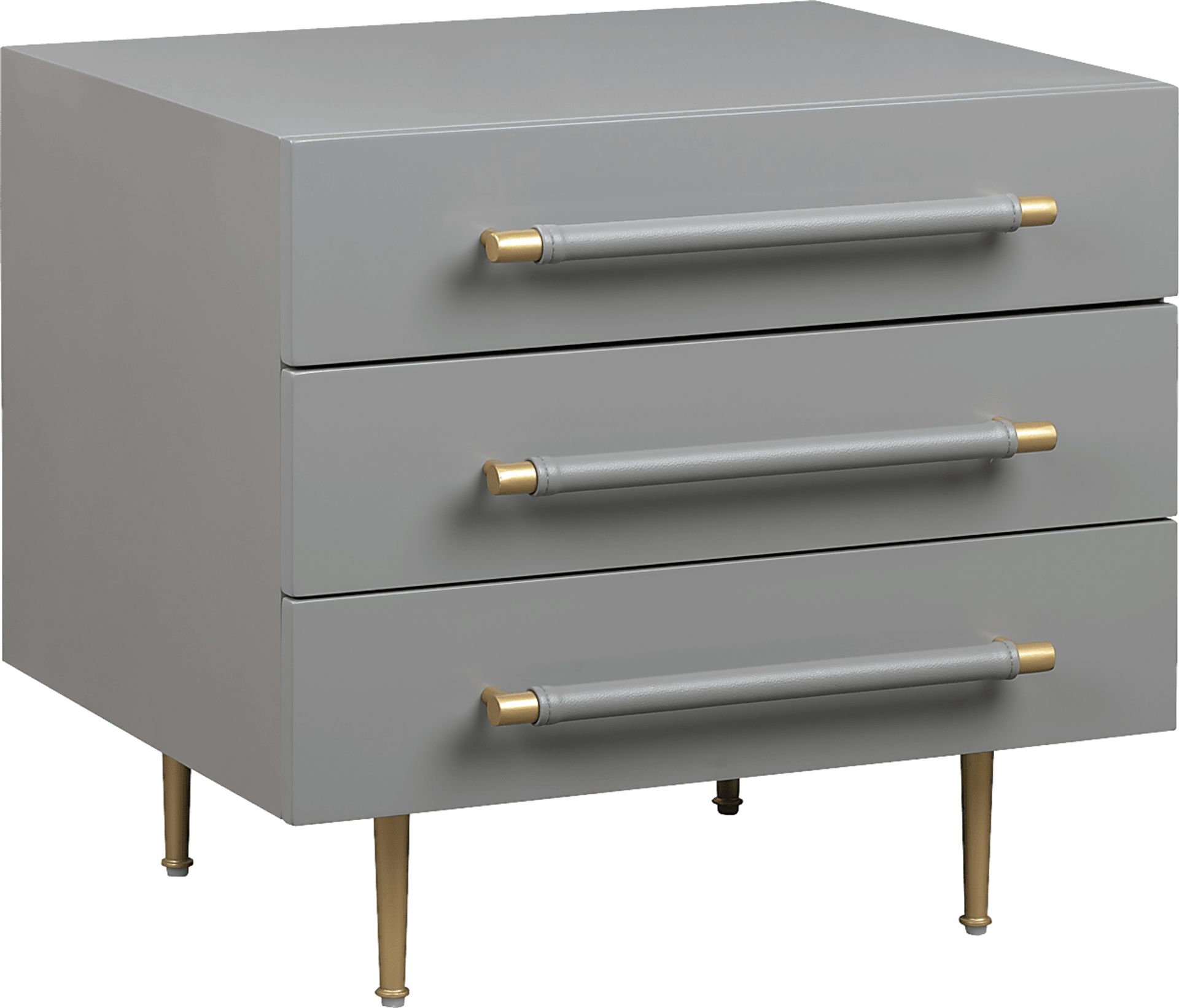 Troperan Gray Nightstand - Image 4