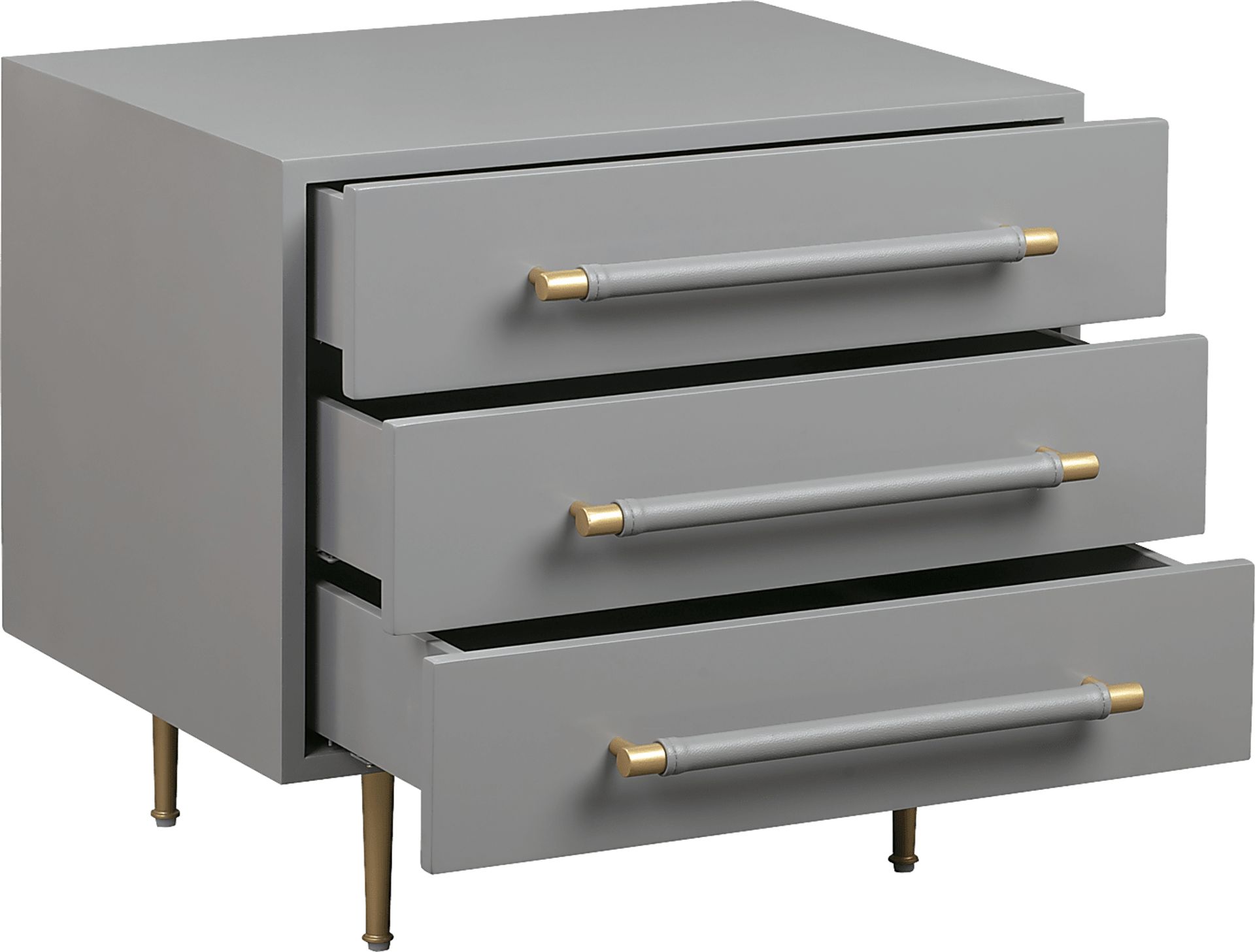 Troperan Gray Nightstand - Image 5