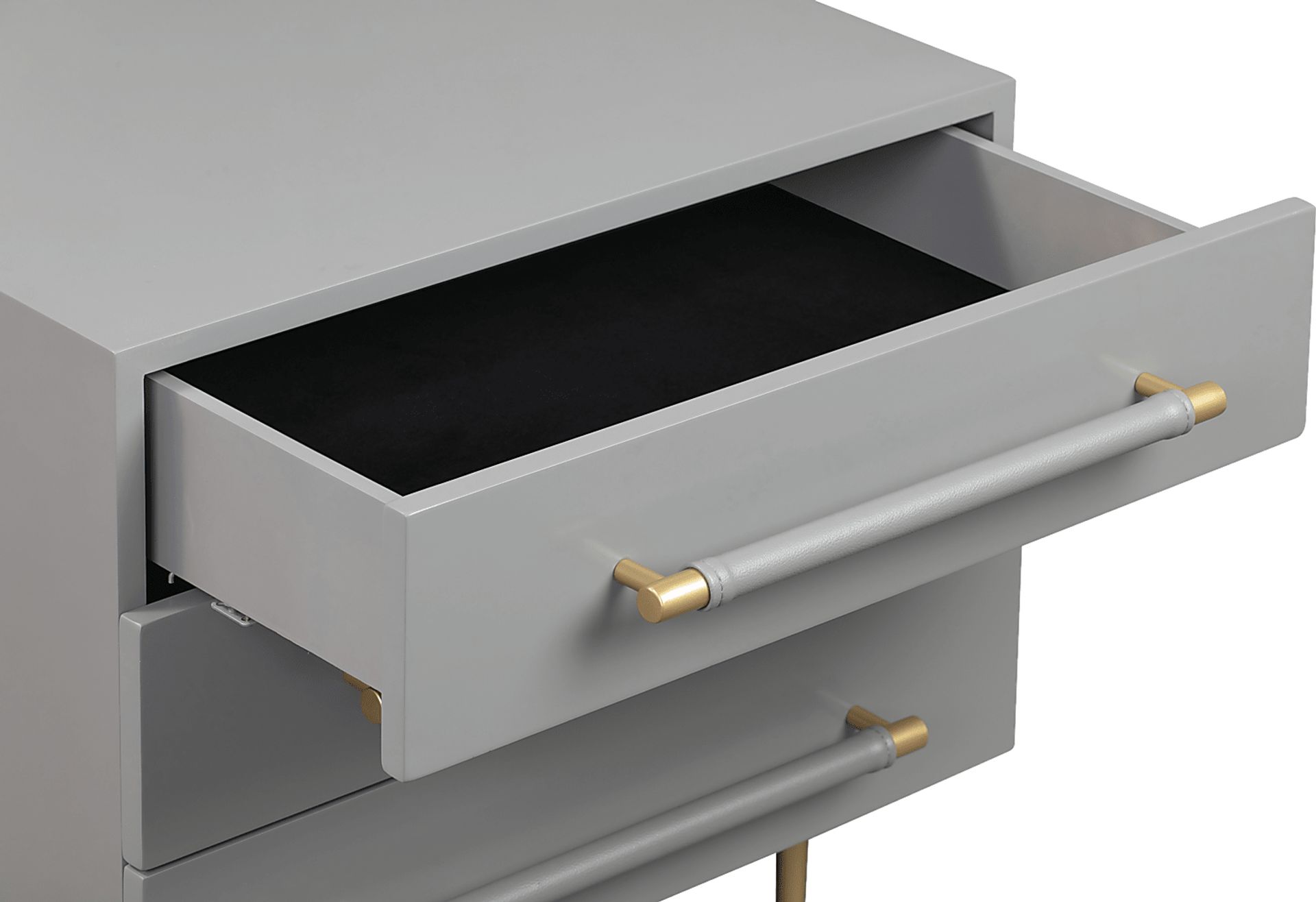 Troperan Gray Nightstand - Image 8
