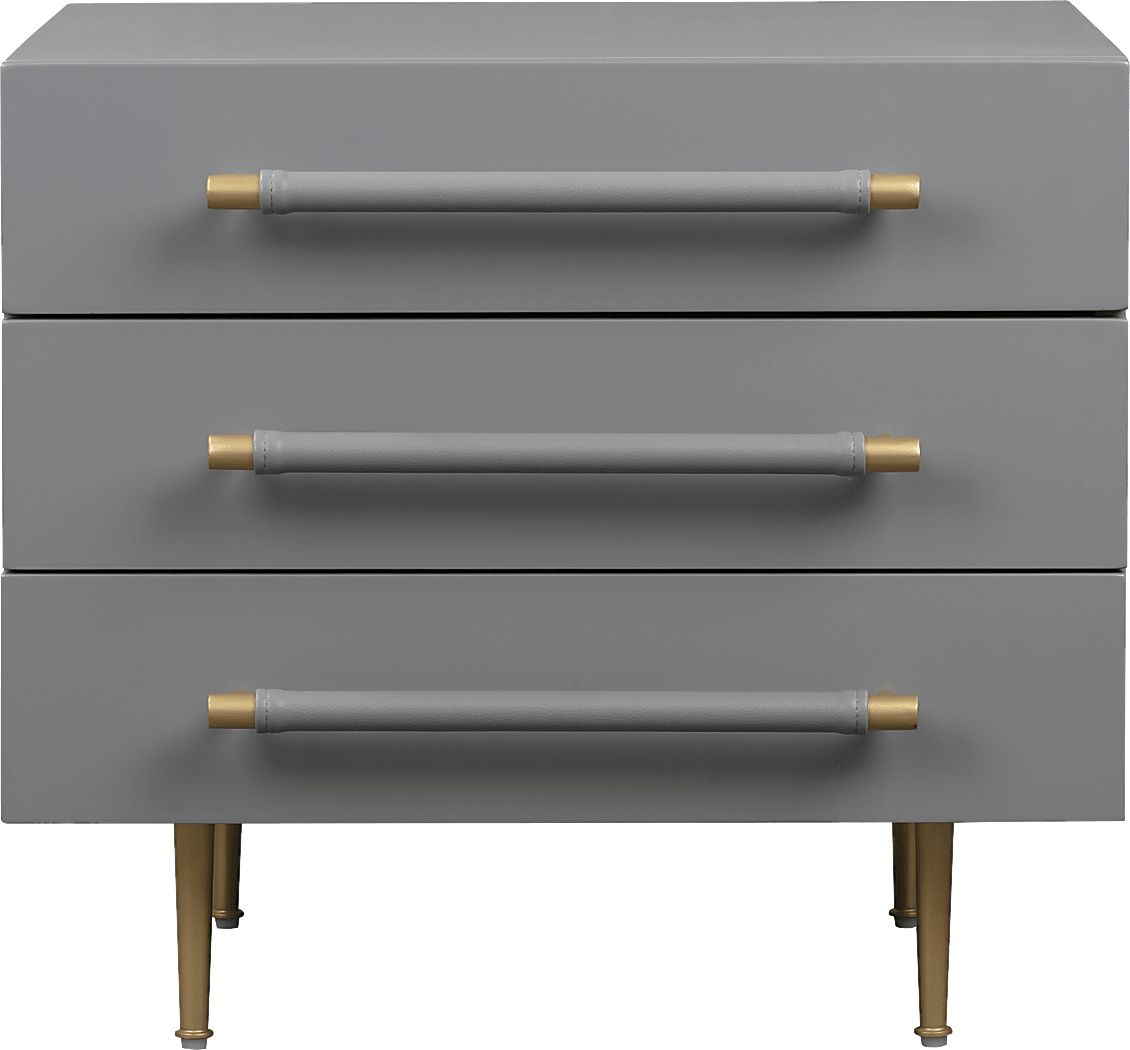 Troperan Gray Nightstand