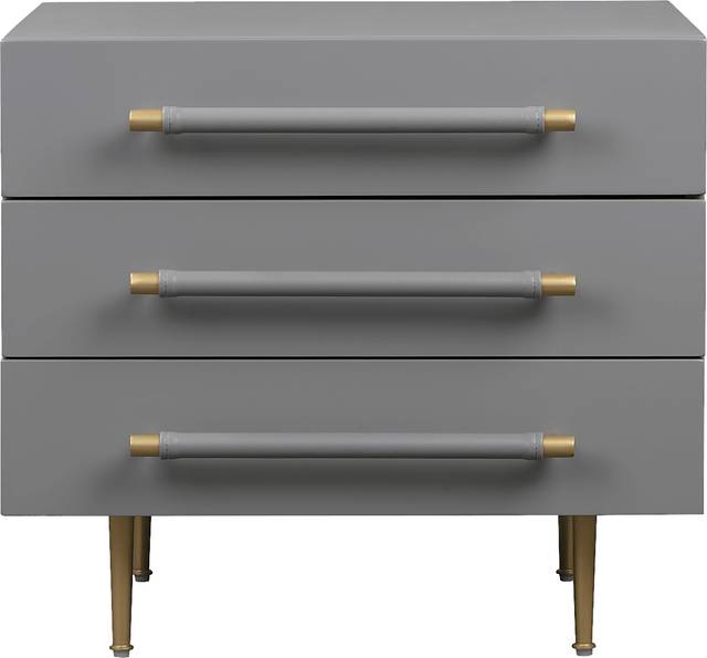 Troperan Gray Nightstand - Thumbnail - Image 1