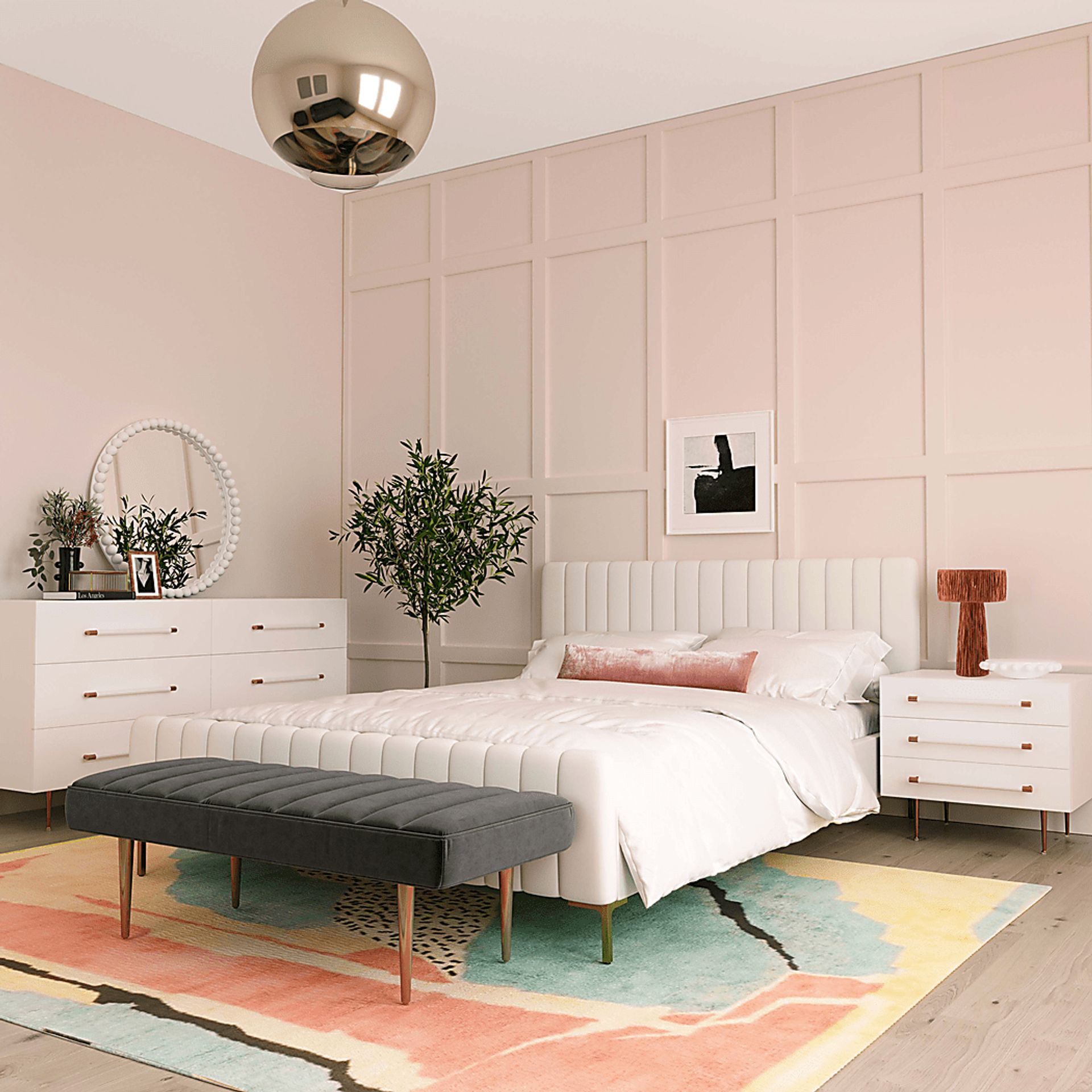 Troperan White Nightstand - Image 7