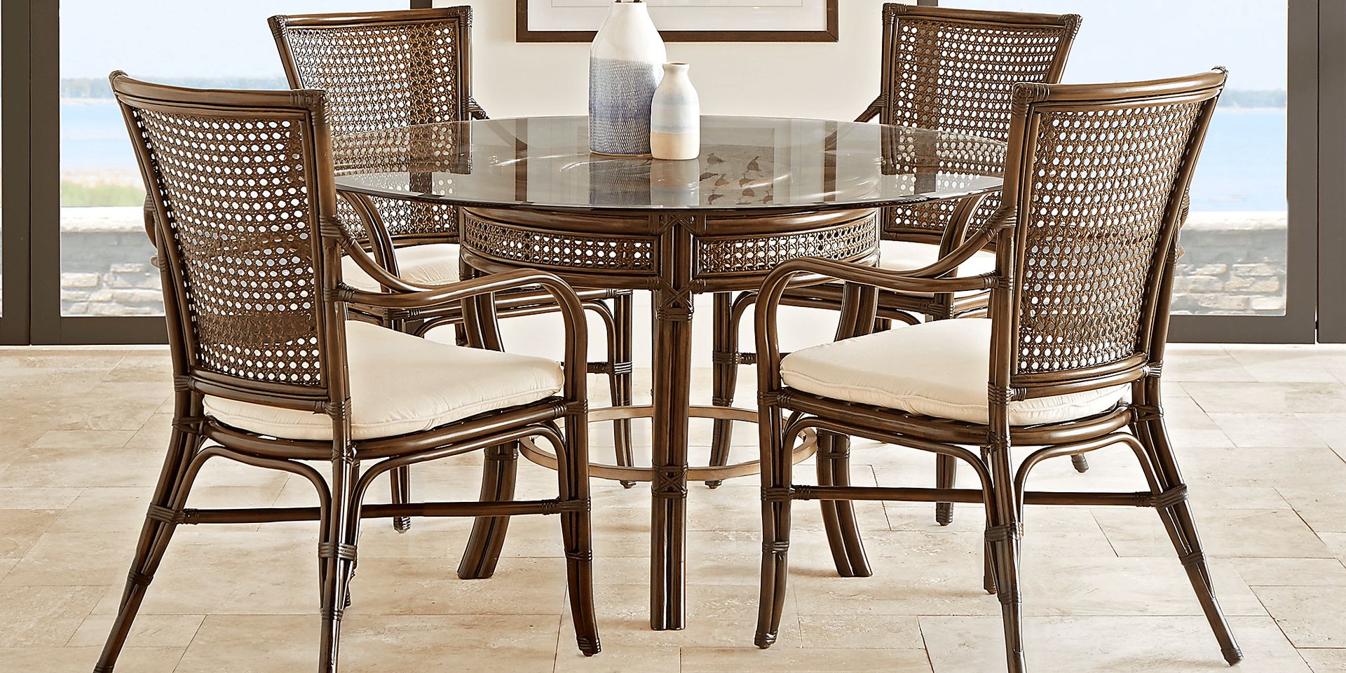 Tropical Shore Brown 5 Pc Dining Set - Image 1
