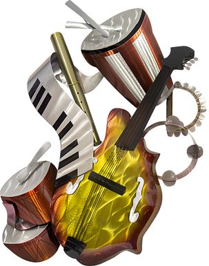 Tropical Tunes Multi Indoor/Outdoor Wall Art