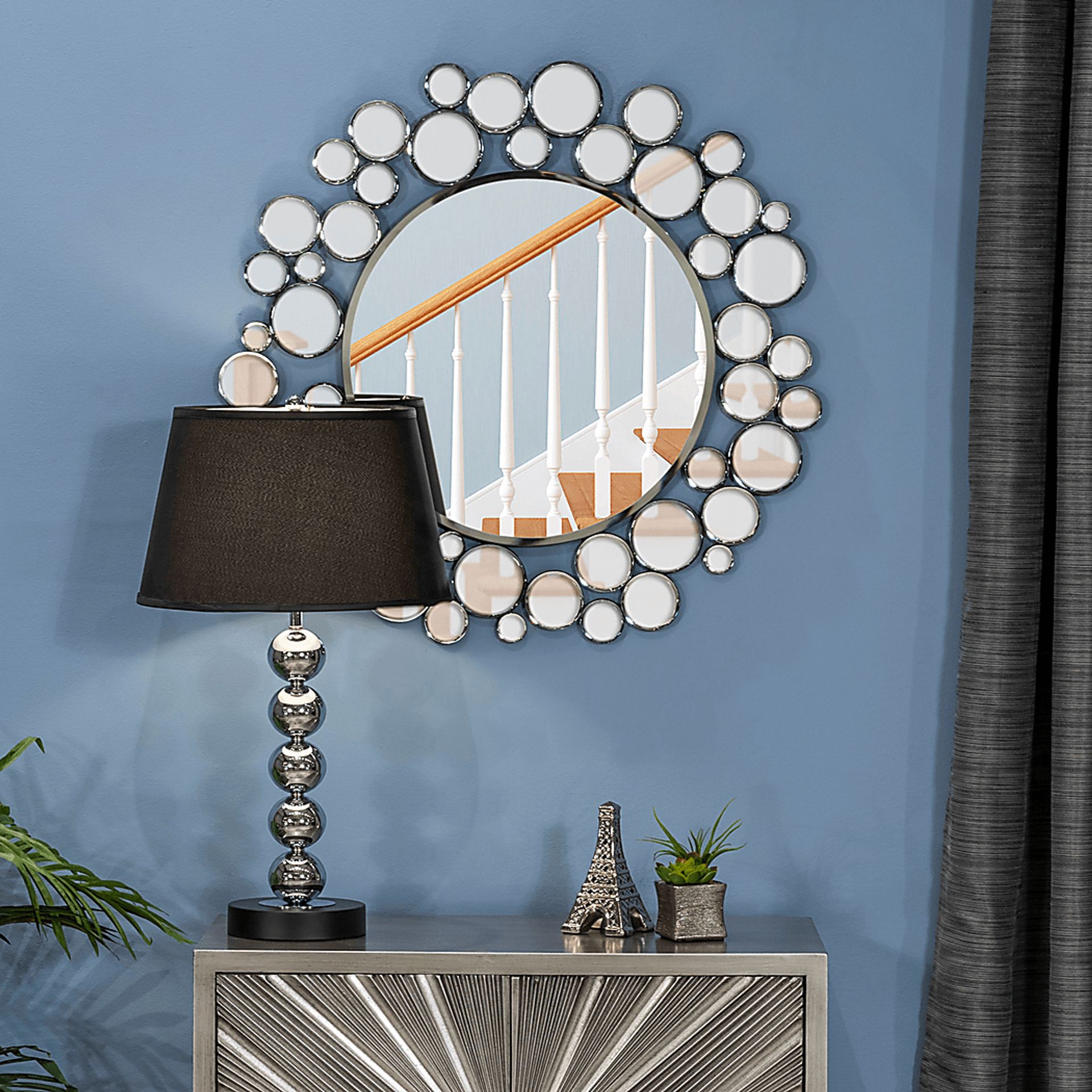 Trotwood Blue Mirror - Image 1
