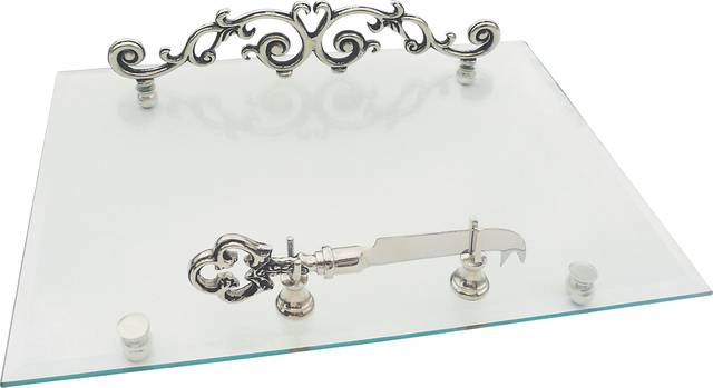 Troulon Silver Cheese Platter - Thumbnail - Image 1