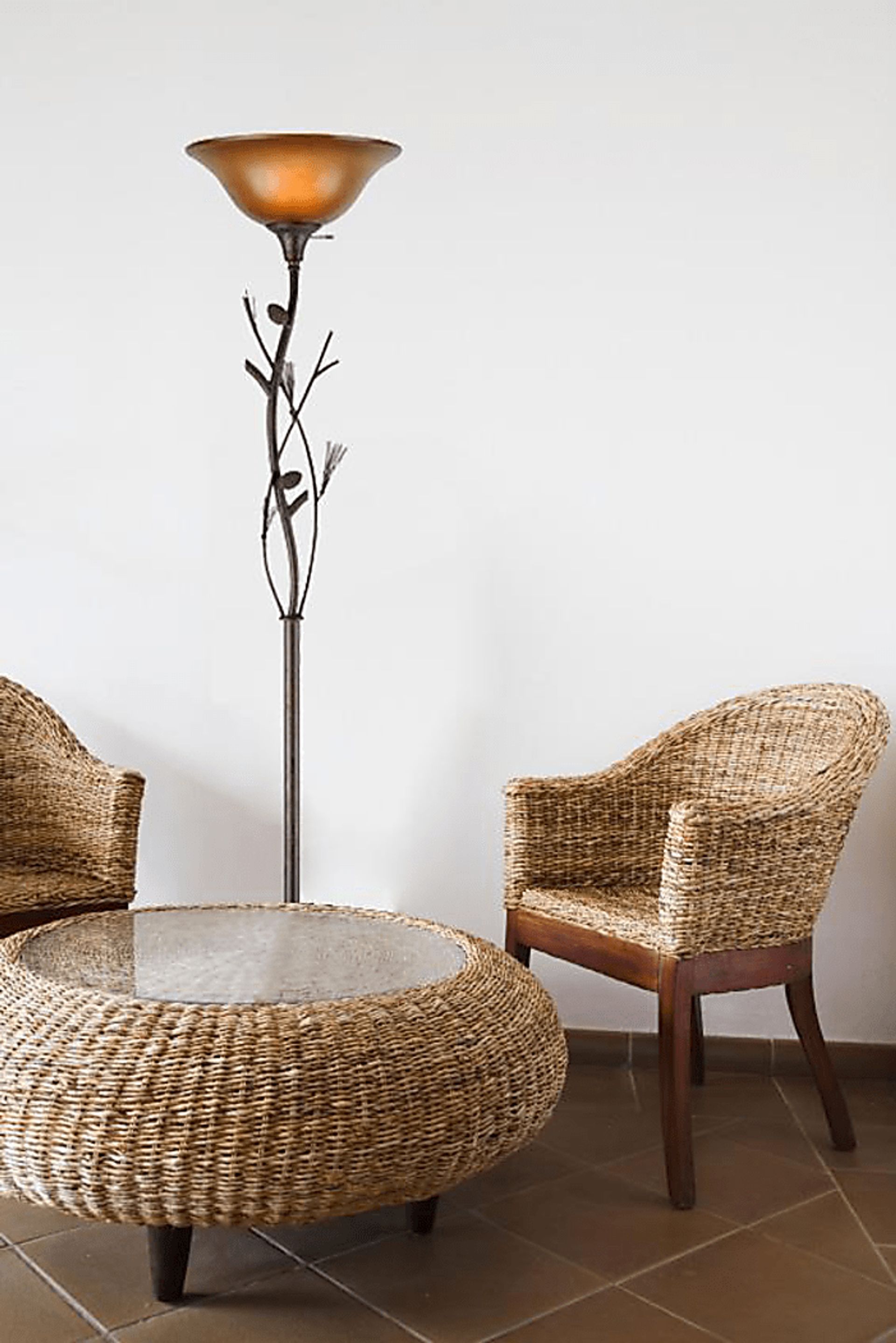Trousdale Brown Floor Lamp - Image 2