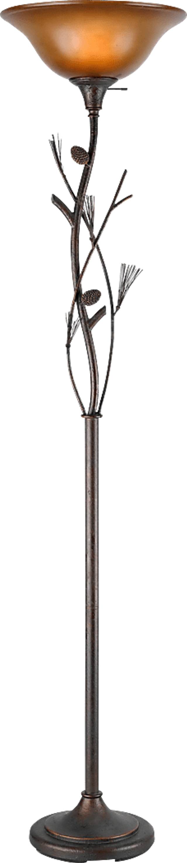 Trousdale Brown Floor Lamp - Thumbnail - Image 1