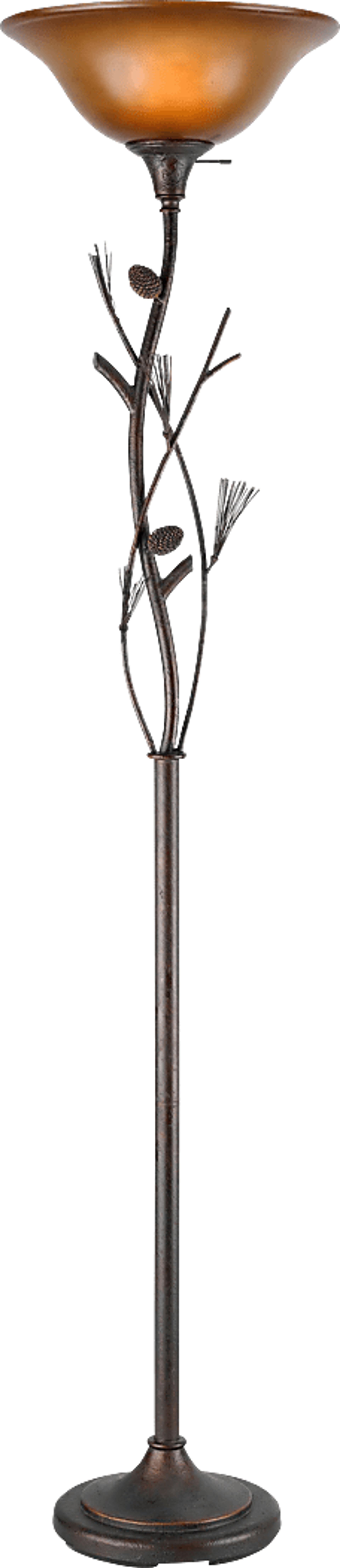 Trousdale Brown Floor Lamp - Image 1