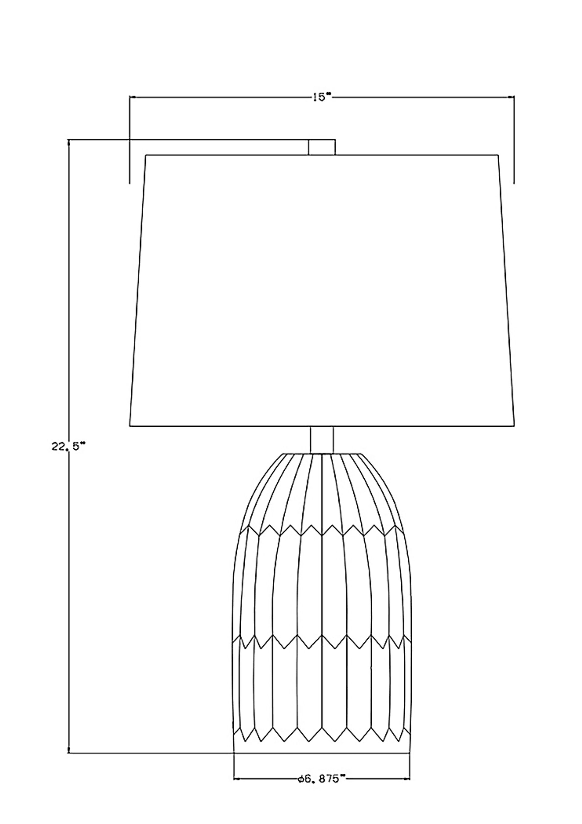 Troydale Boulevard White Lamp - Image 7