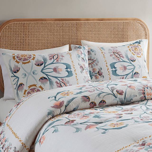 Troywood White 4 Pc Full/Queen Comforter Set - Thumbnail - Image 12