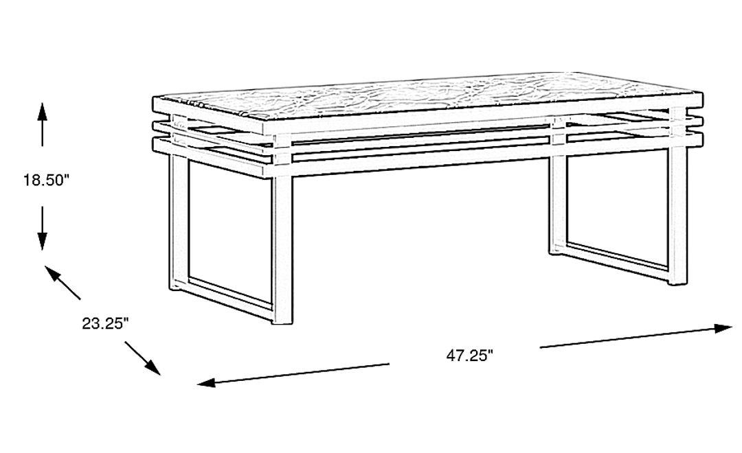 Truanni Black Cocktail Table