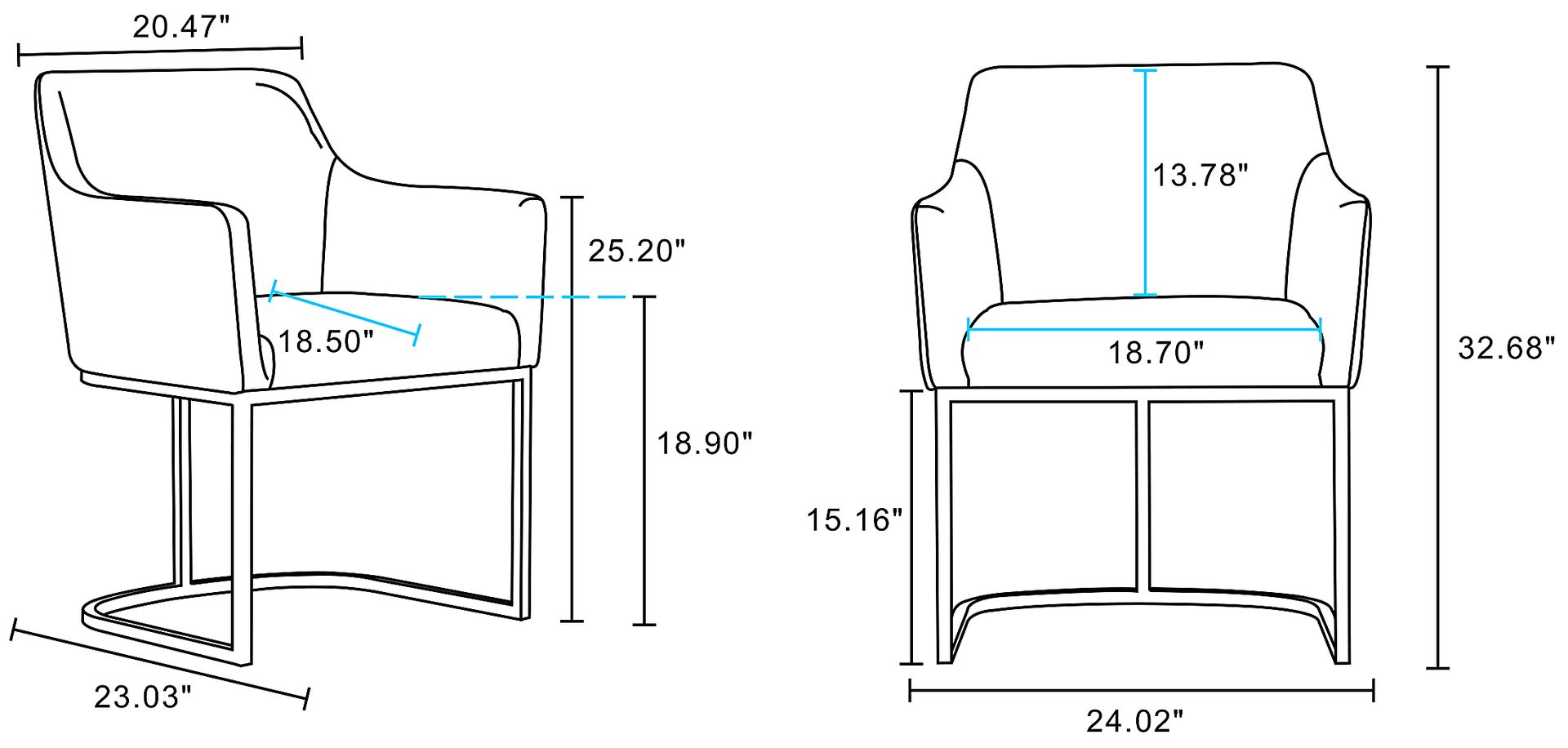Truche Cream Arm Chair - Image 10