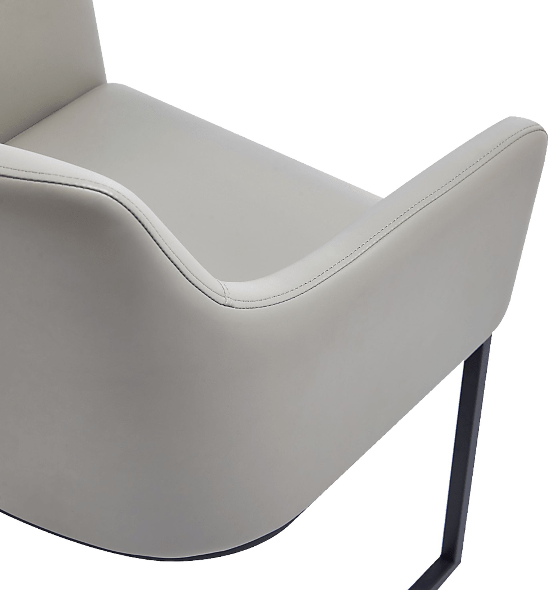 Truche Light Gray Arm Chair - Image 3