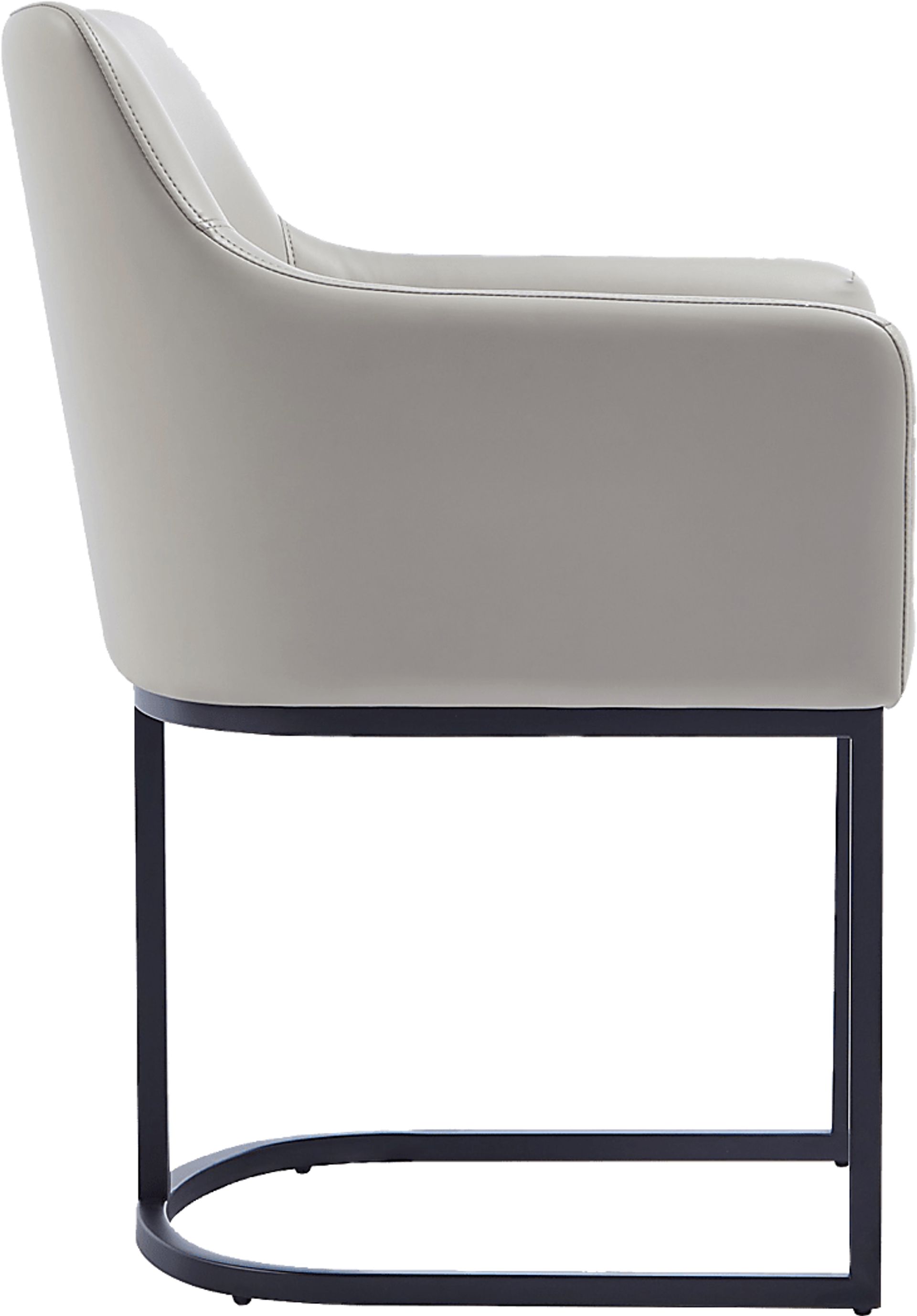 Truche Light Gray Arm Chair - Image 8