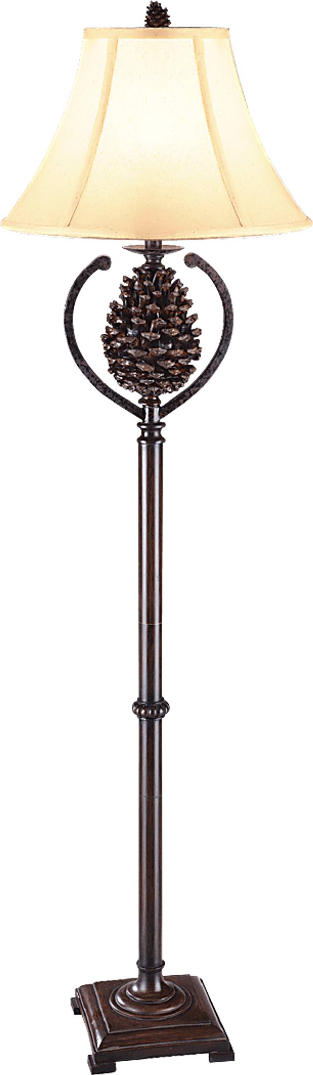 True Pine Brown Floor Lamp - Thumbnail - Image 1
