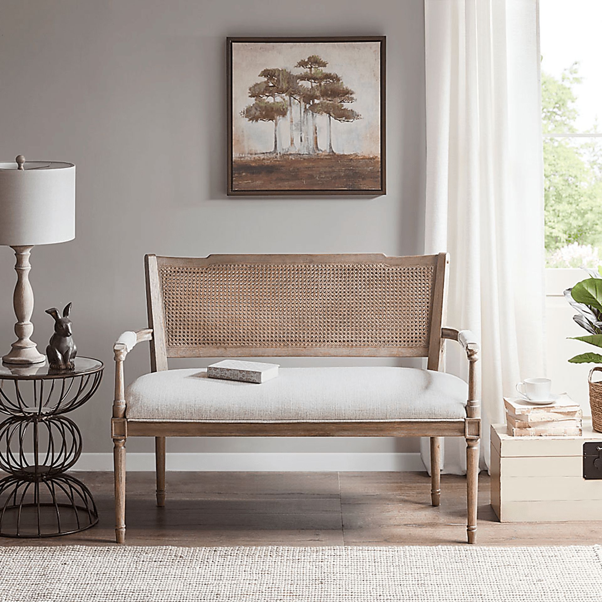 Truesdell Natural Settee - Image 8