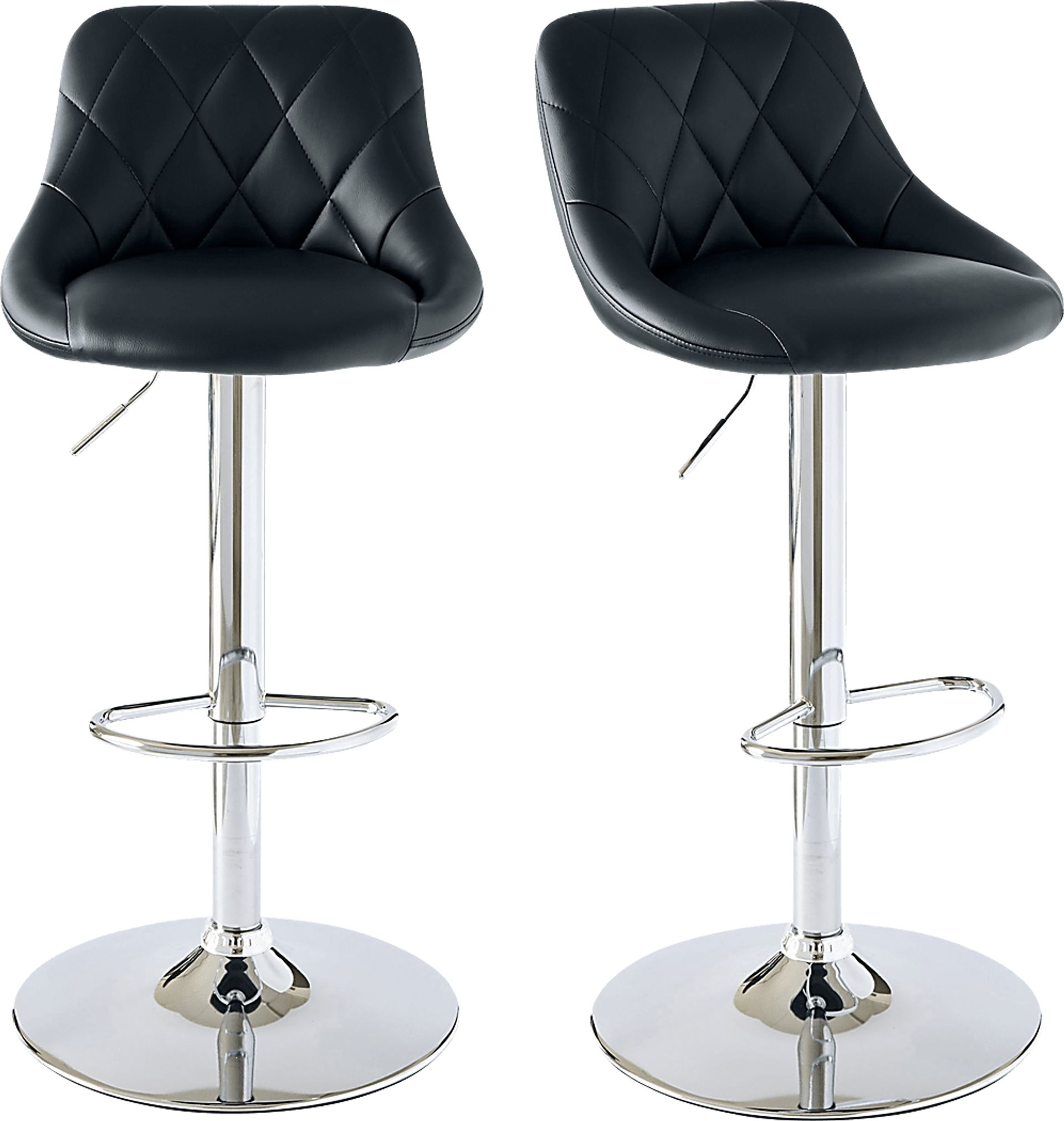 Trumball Black Bar Stool Set - Image 1