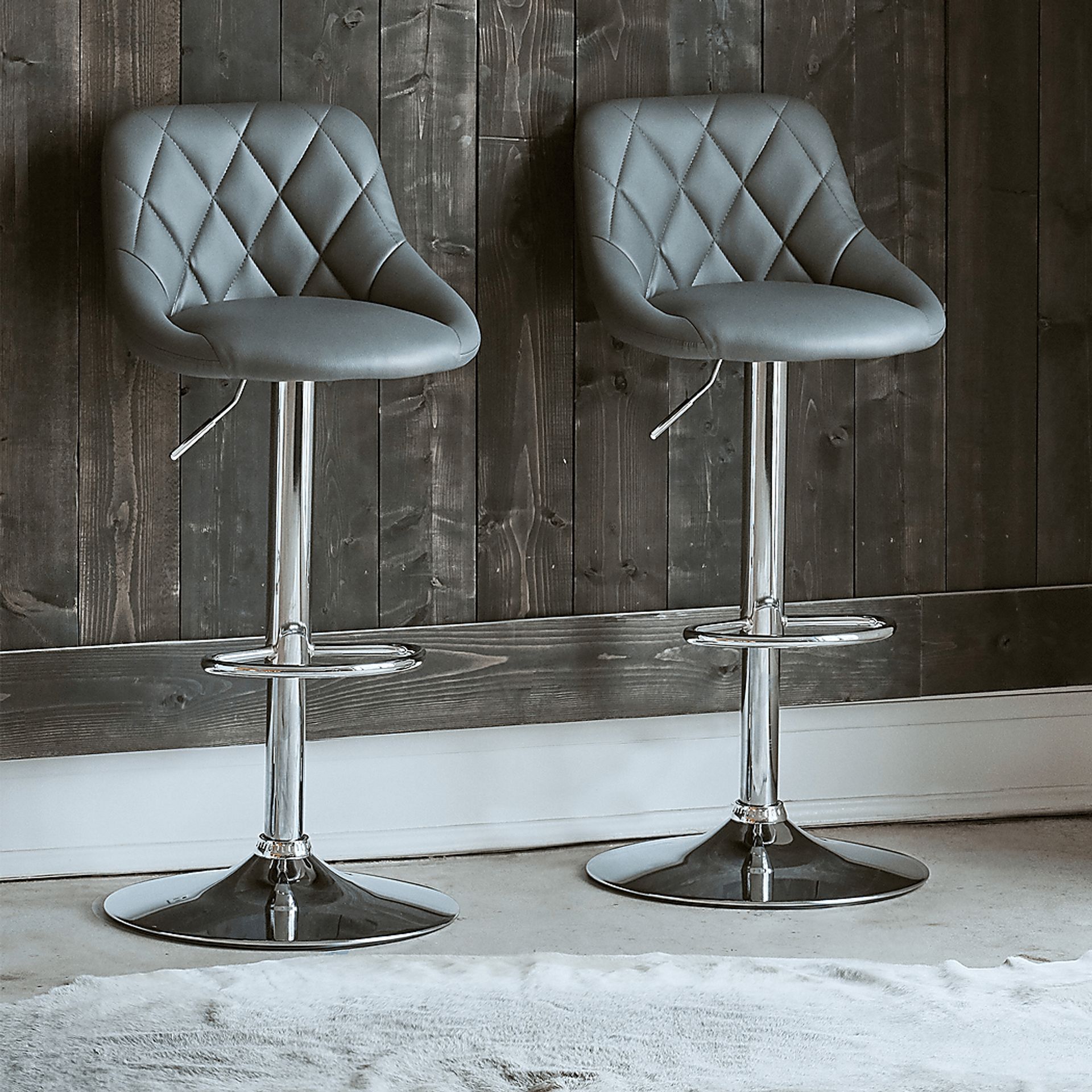 Trumball Gray Bar Stool Set - Image 2