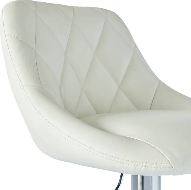 Trumball White Bar Stool Set - Thumbnail - Image 7