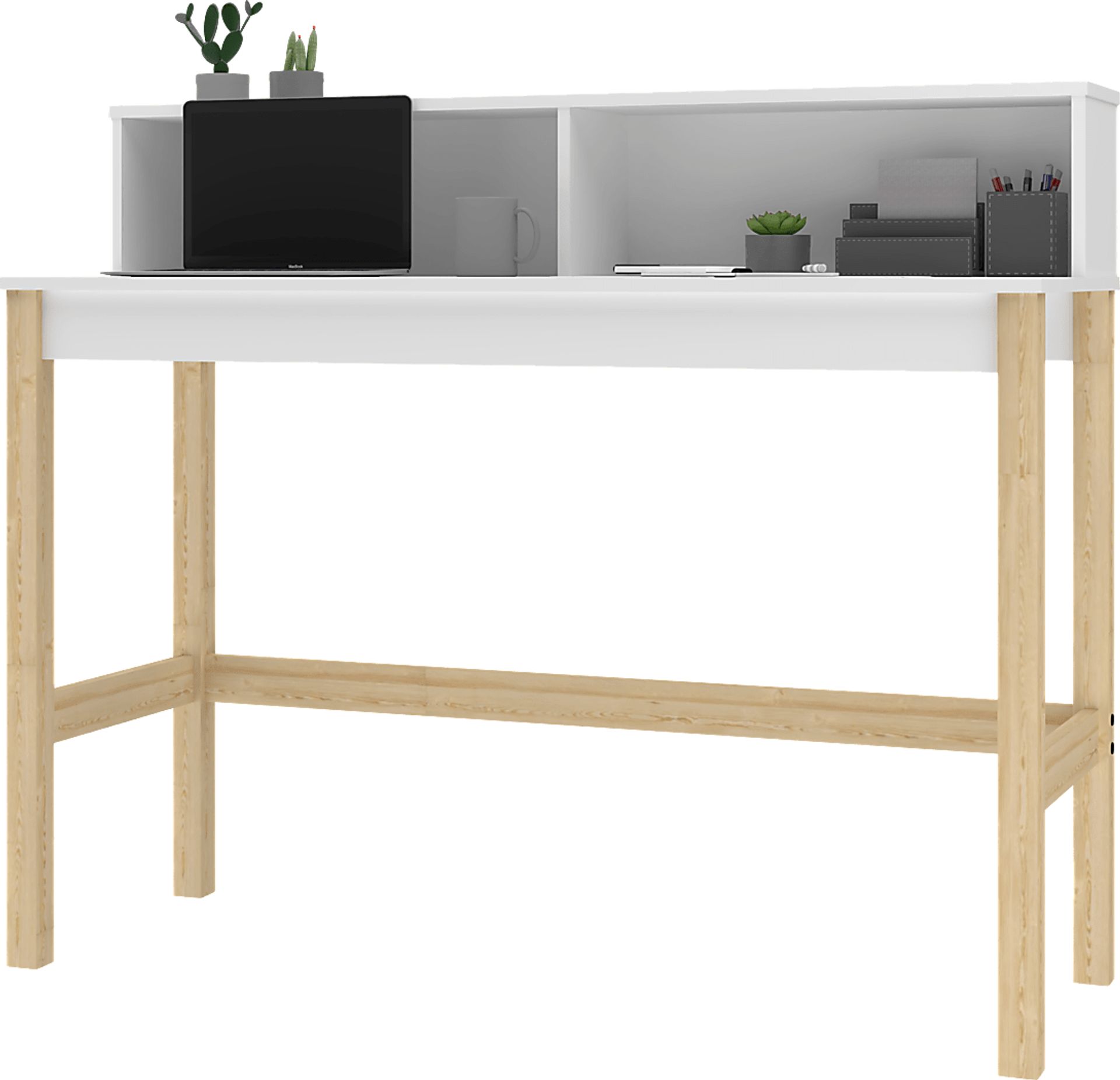 Trumball White Desk - Image 3