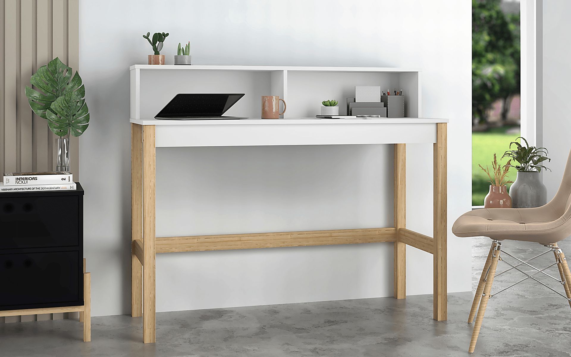 Trumball White Desk - Image 8