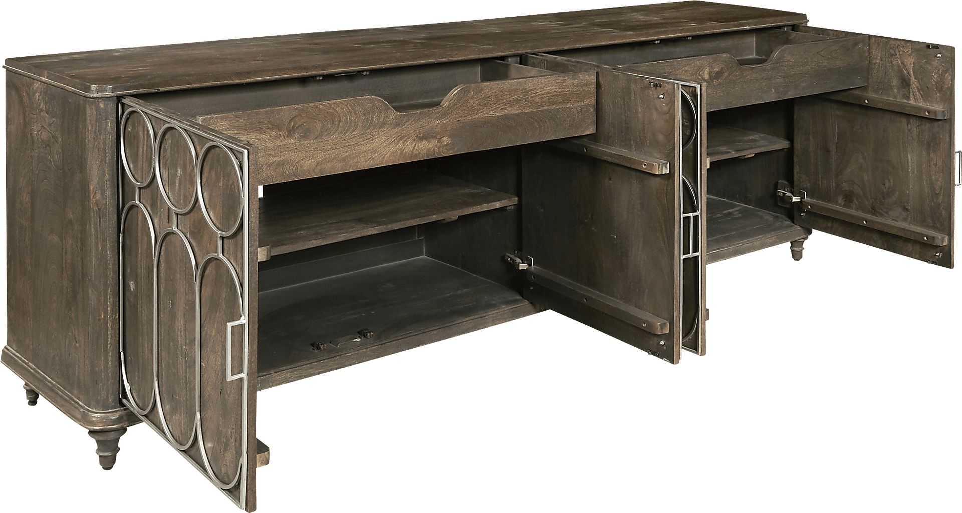 Truscott Brown 83 in. Console - Image 3