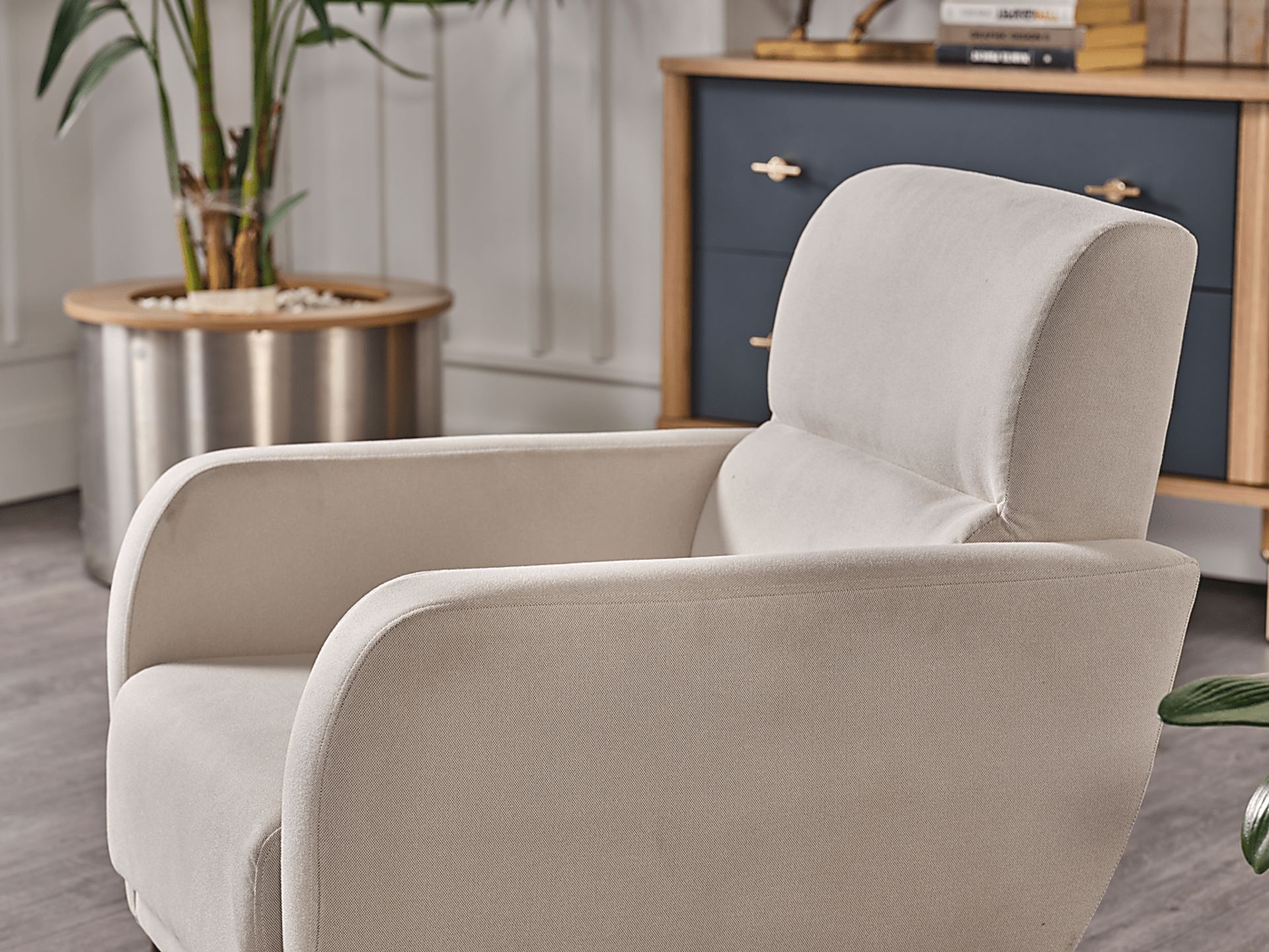 Trysail Beige Accent Chair - Image 8