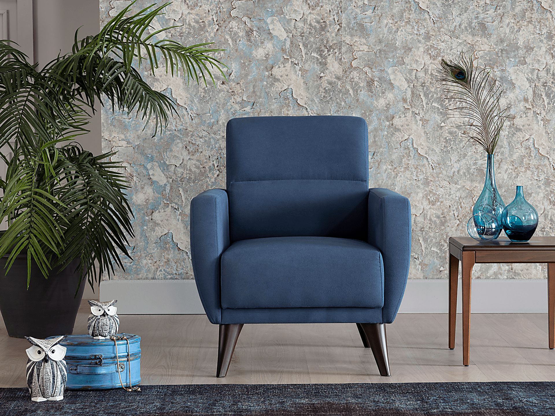 Trysail Blue Accent Chair - Image 9