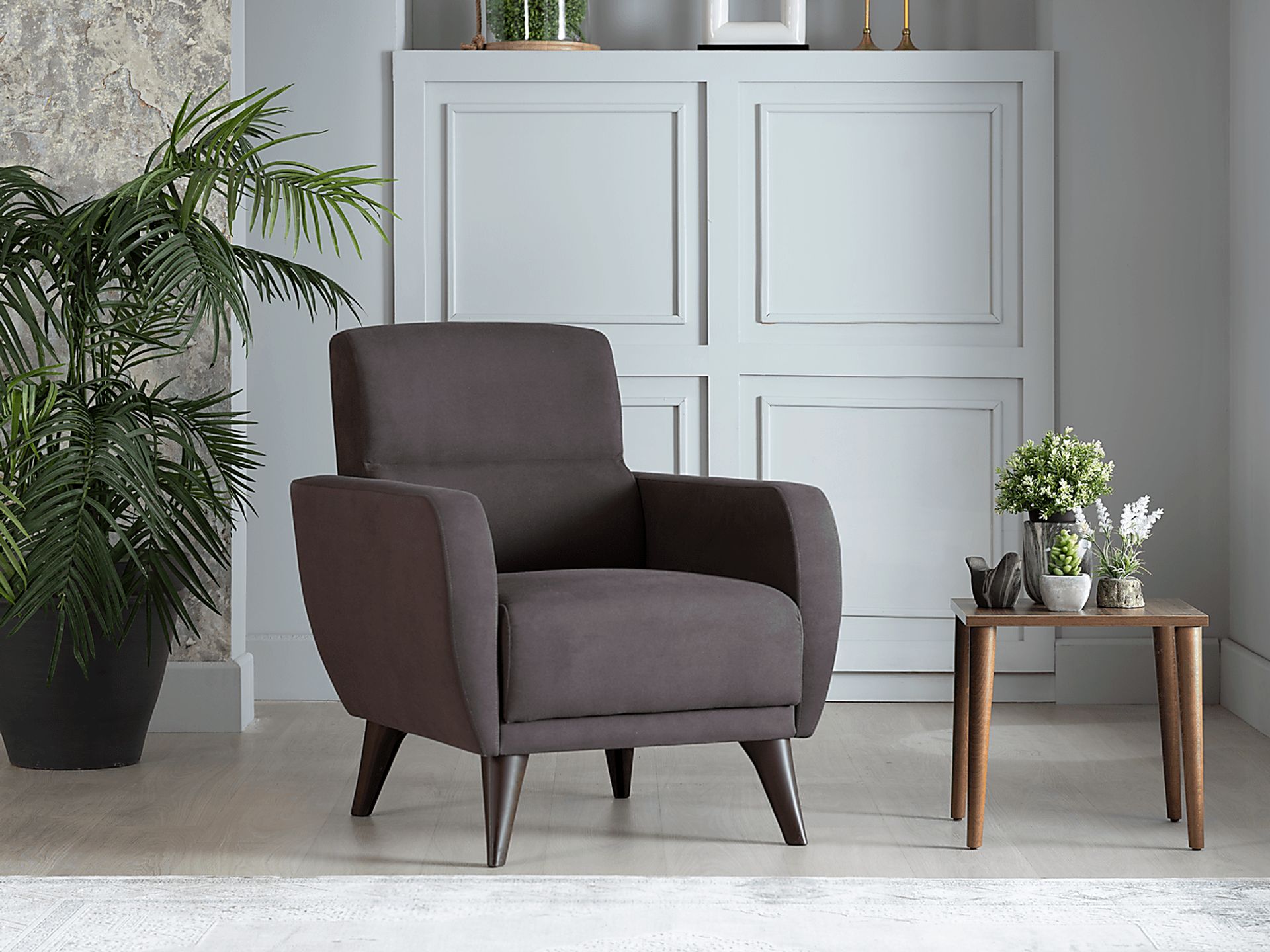 Trysail Dark Gray Accent Chair - Image 7