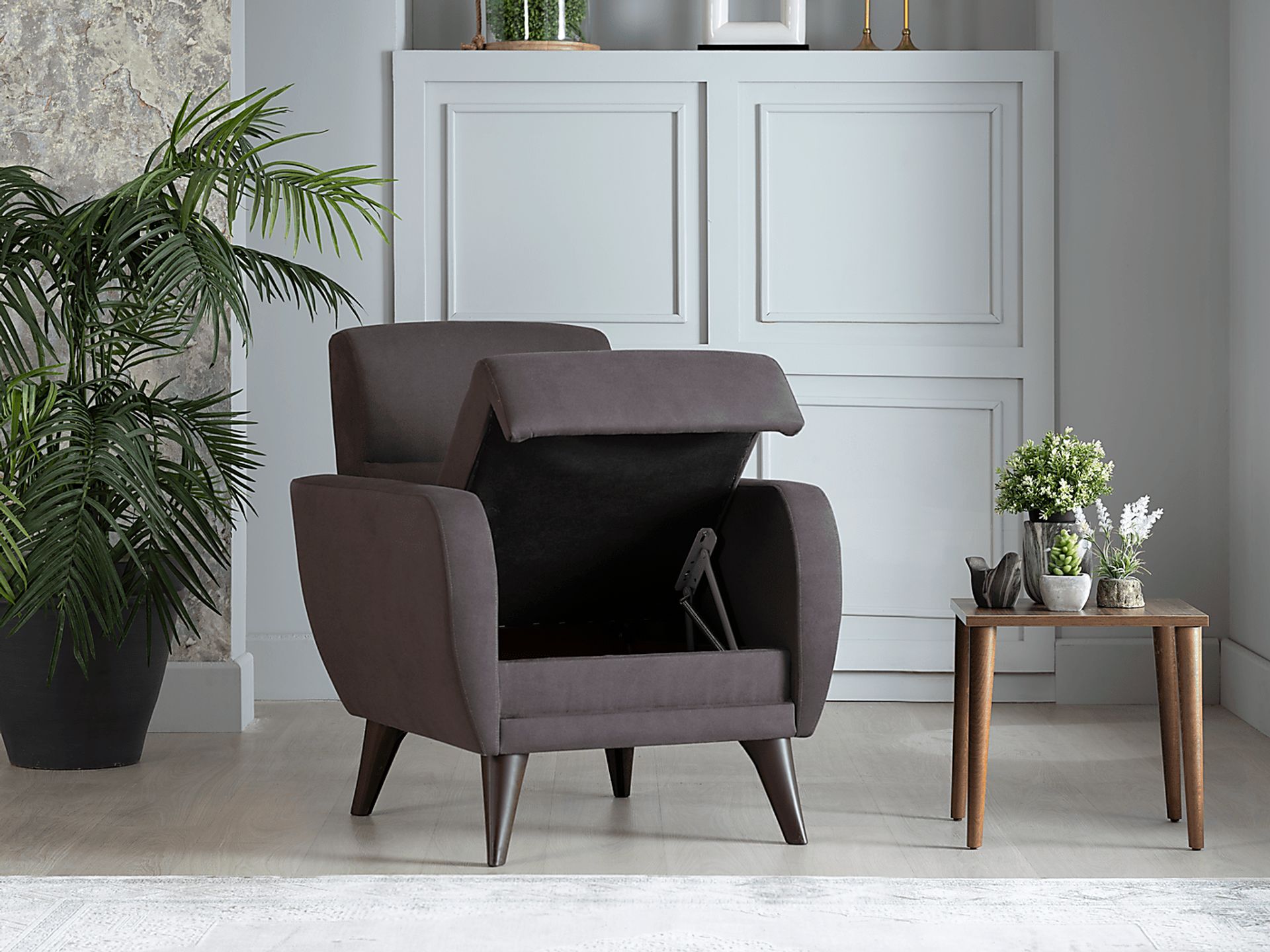 Trysail Dark Gray Accent Chair - Image 8