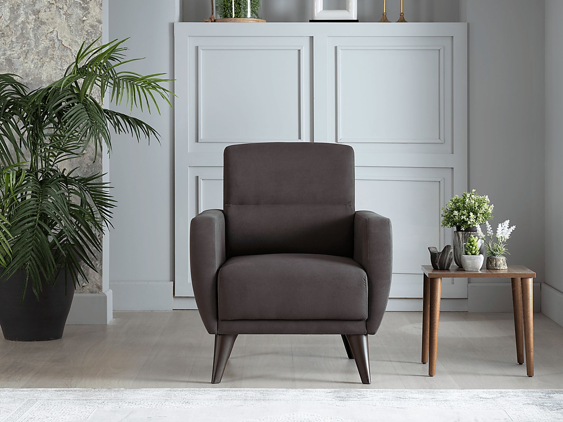 Trysail Dark Gray Accent Chair - Image 9