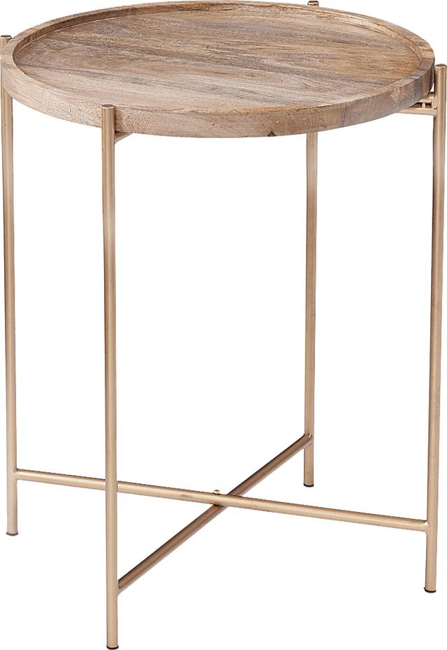Tshala Natural End Table - Thumbnail - Image 1