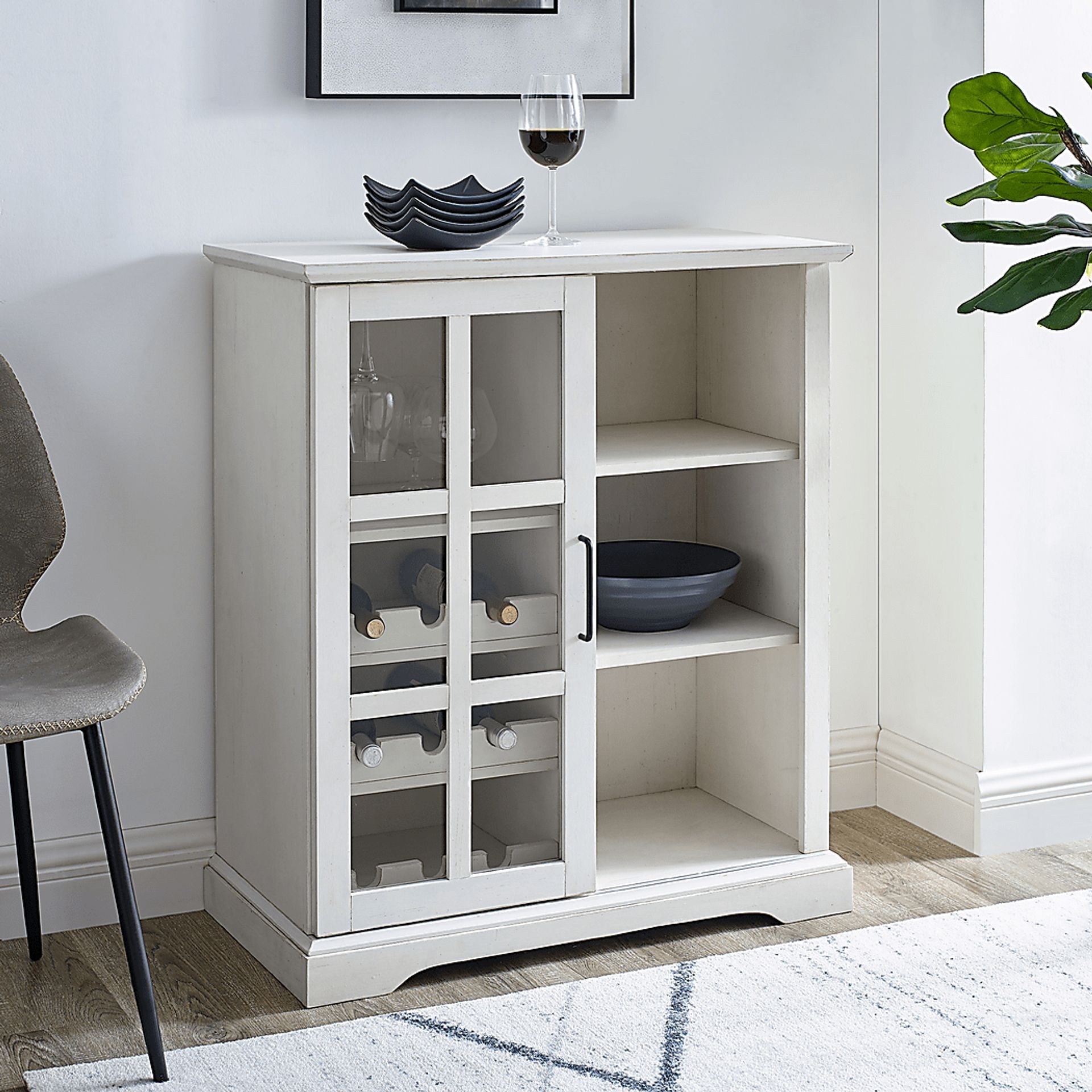 Tuckalake White Accent Cabinet - Image 4
