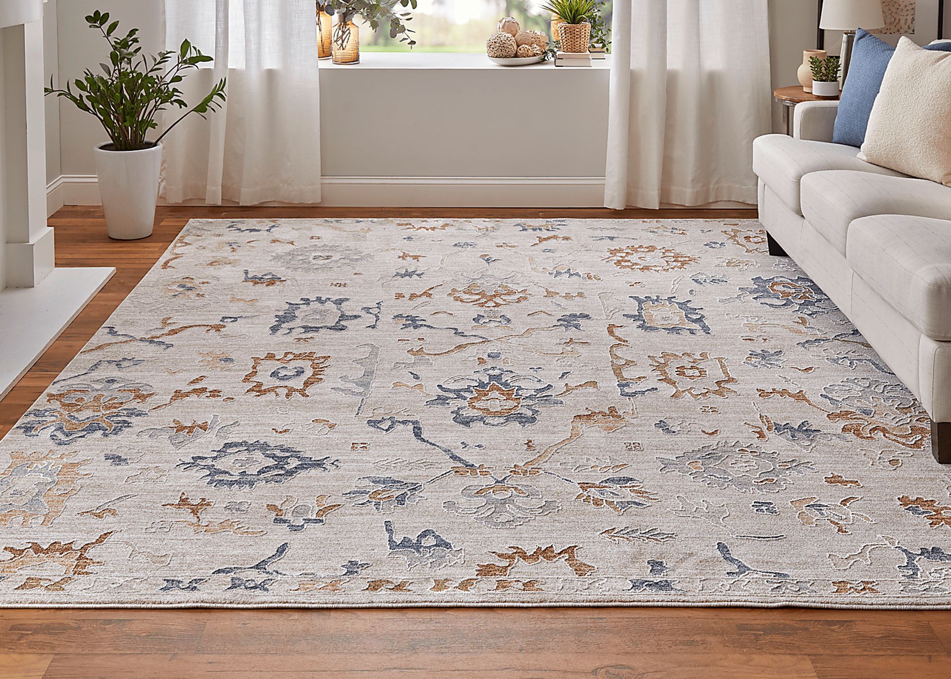 Tudama Ivory 5' x 7'6 Rug - Image 2