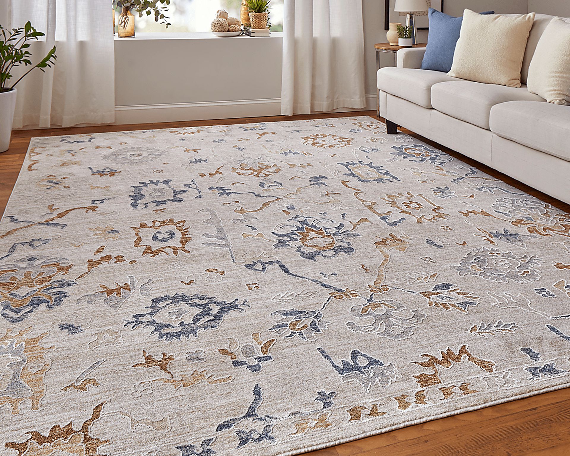 Tudama Ivory 5' x 7'6 Rug - Image 3