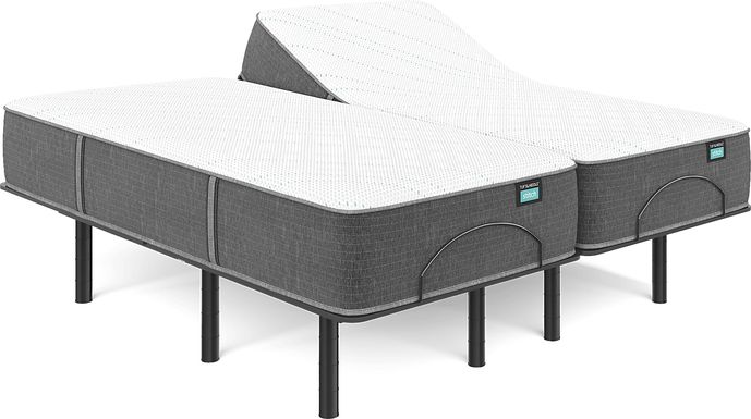 Tuft & Needle TN5.1 Split King Mattress Set with Head Up Only Base